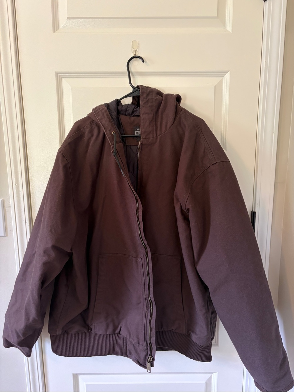Carhartt Brown Loose Fit Hooded Jacket